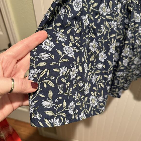 Torrid Belle Isle Blue Floral Cotton Shirt Dress NEW Plus Size 2X - Picture 4 of 9